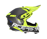  ACERBIS - STEEL CARBON HELMET 2206 NERO/GIALLO FLUO - SECURTEX MOTOR SL (t/a MaximoMoto)