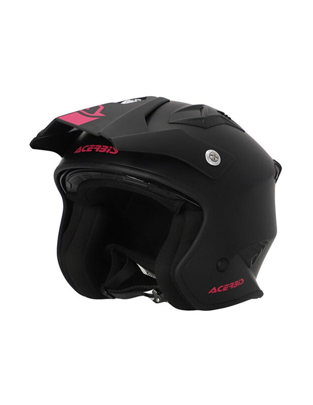  ACERBIS - JET HELMET ARIA 2206 BLACK/PINK - SECURTEX MOTOR SL (t/a MaximoMoto)