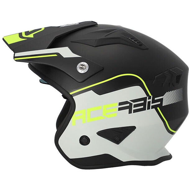 ACERBIS - JET HELMET ARIA 2206 NERO/GIALLO FLUO - SECURTEX MOTOR SL (t/a MaximoMoto)