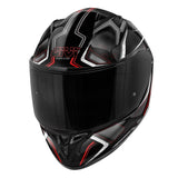  Givi 508 Full Face Motorcycle Helmet Mystic Black Titan Red