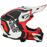  ACERBIS - HELMET PROFILE 5 BIANCO/ROSSO - SECURTEX MOTOR SL (t/a MaximoMoto)