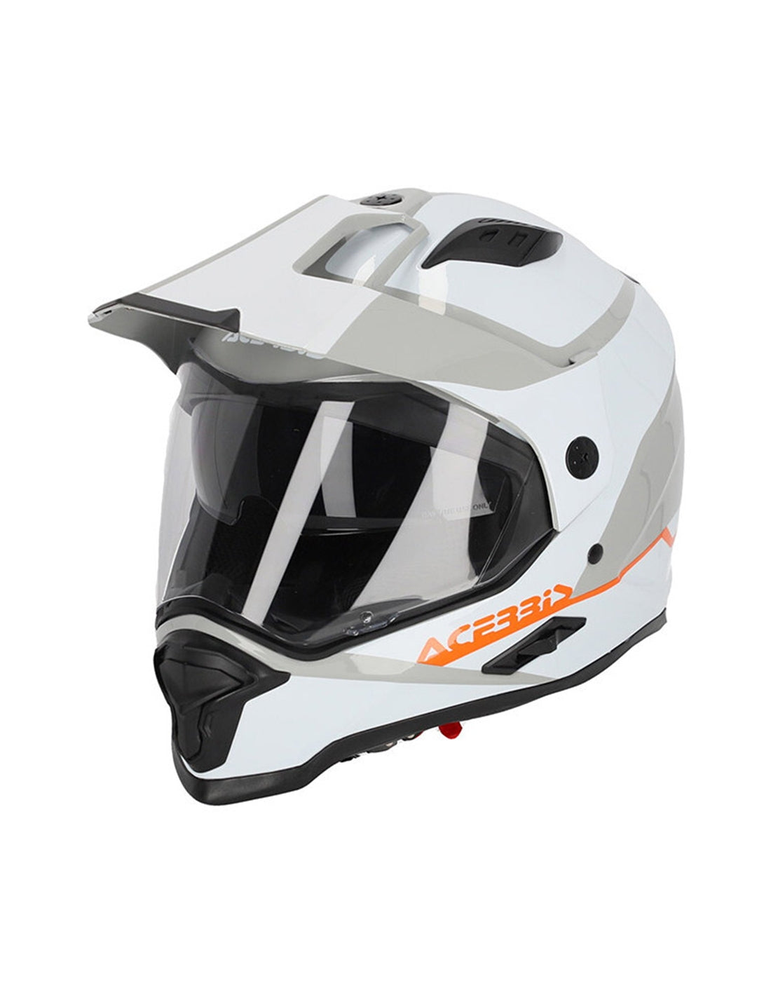  ACERBIS - REACTIVE HELMET 2206 BIANCO/GRIGIO - SECURTEX MOTOR SL (t/a MaximoMoto)