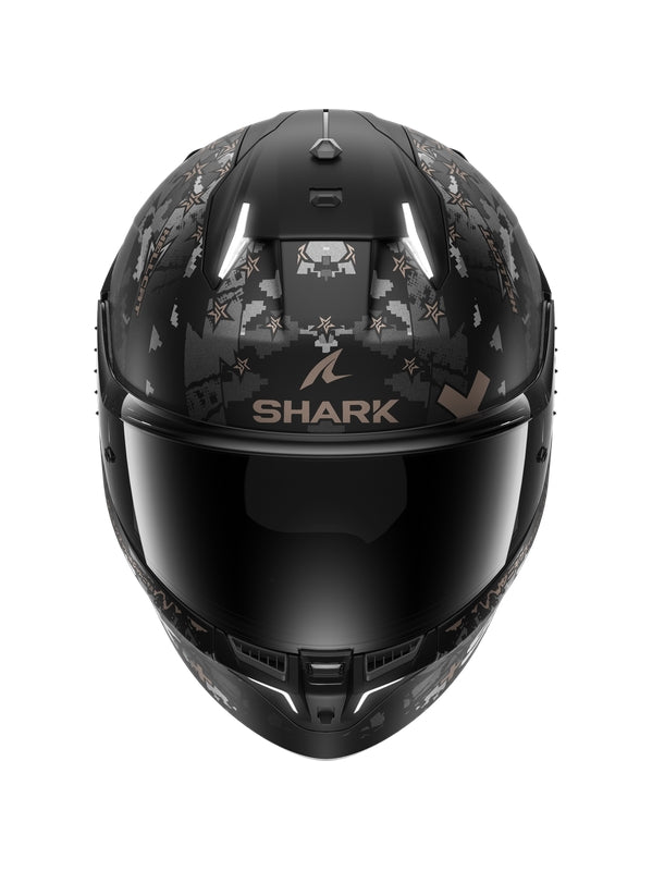  SHARK SKWAL i3 HELLCAT Full Face Helmet Matte Black Chrome Anthracite