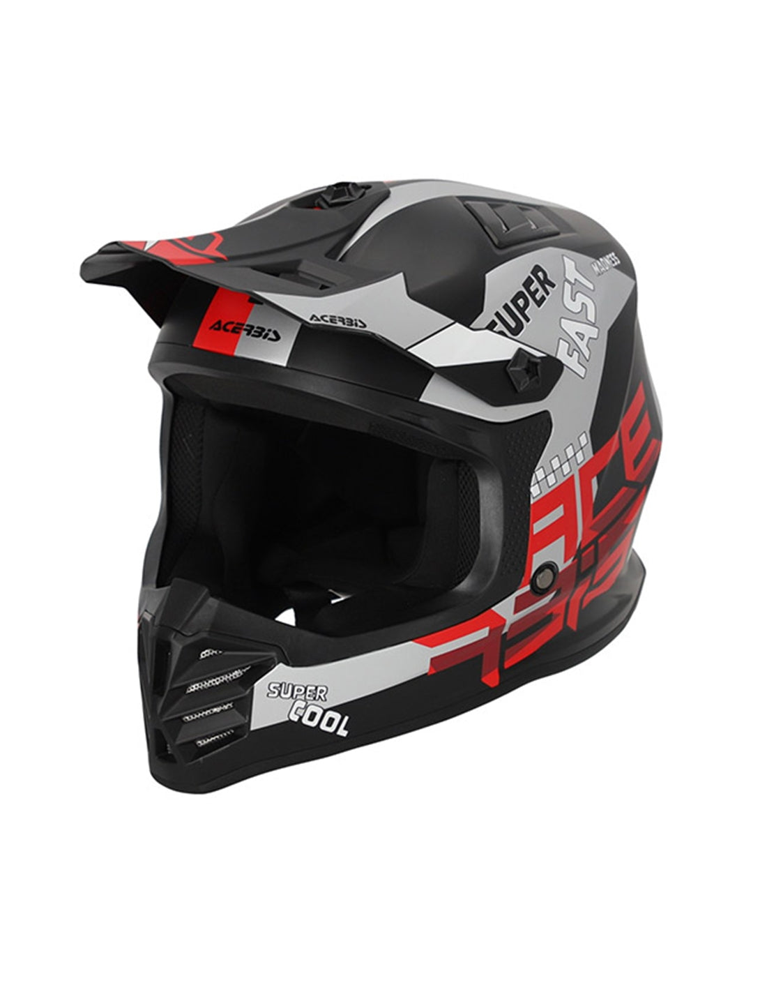  ACERBIS - PROFILE JUNIOR HELMET NERO/ROSSO - SECURTEX MOTOR SL (t/a MaximoMoto)