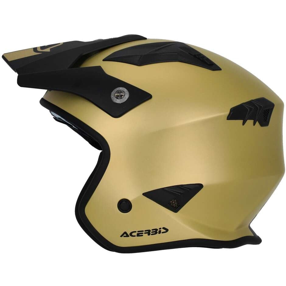  ACERBIS - ARIA METALLIC GOLD JET HELMET - SECURTEX MOTOR SL (t/a MaximoMoto)