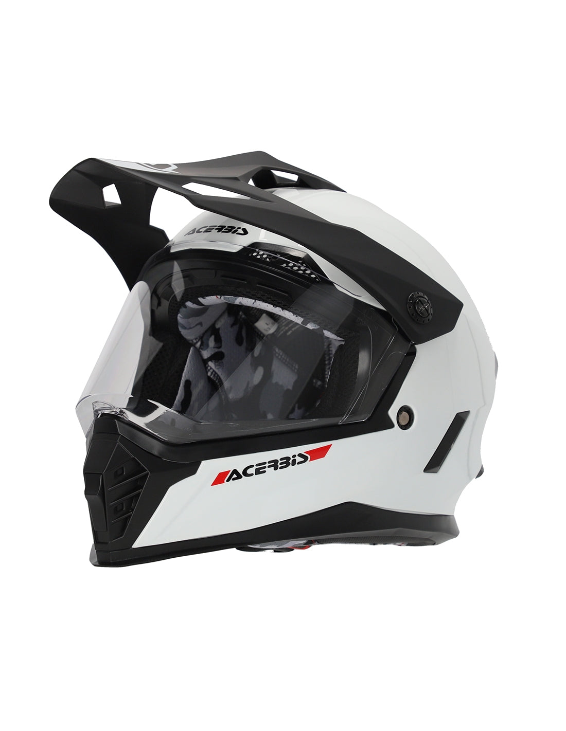  ACERBIS - RIDER JUNIOR WHITE HELMET - SECURTEX MOTOR SL (t/a MaximoMoto)