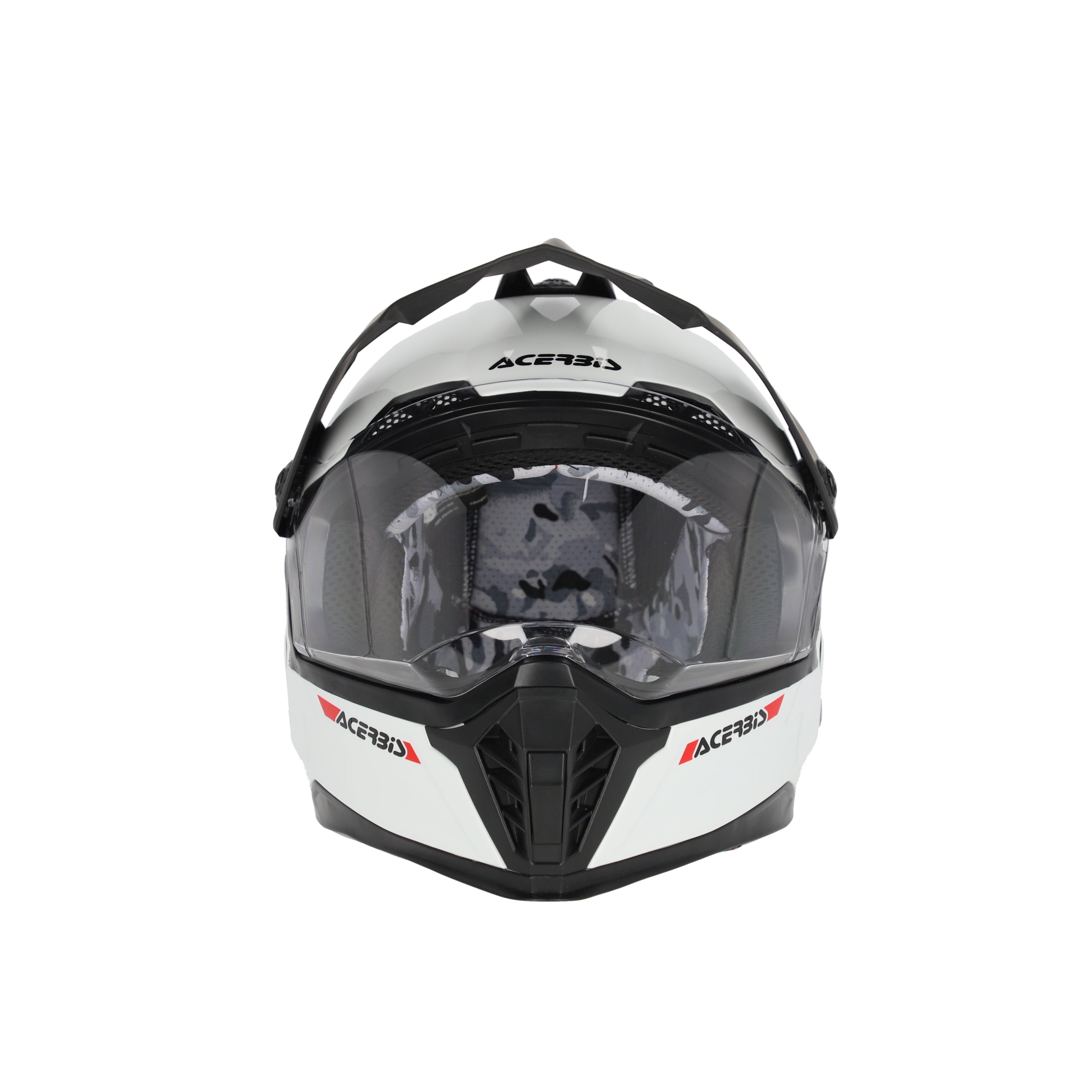  ACERBIS - RIDER JUNIOR WHITE HELMET - SECURTEX MOTOR SL (t/a MaximoMoto)