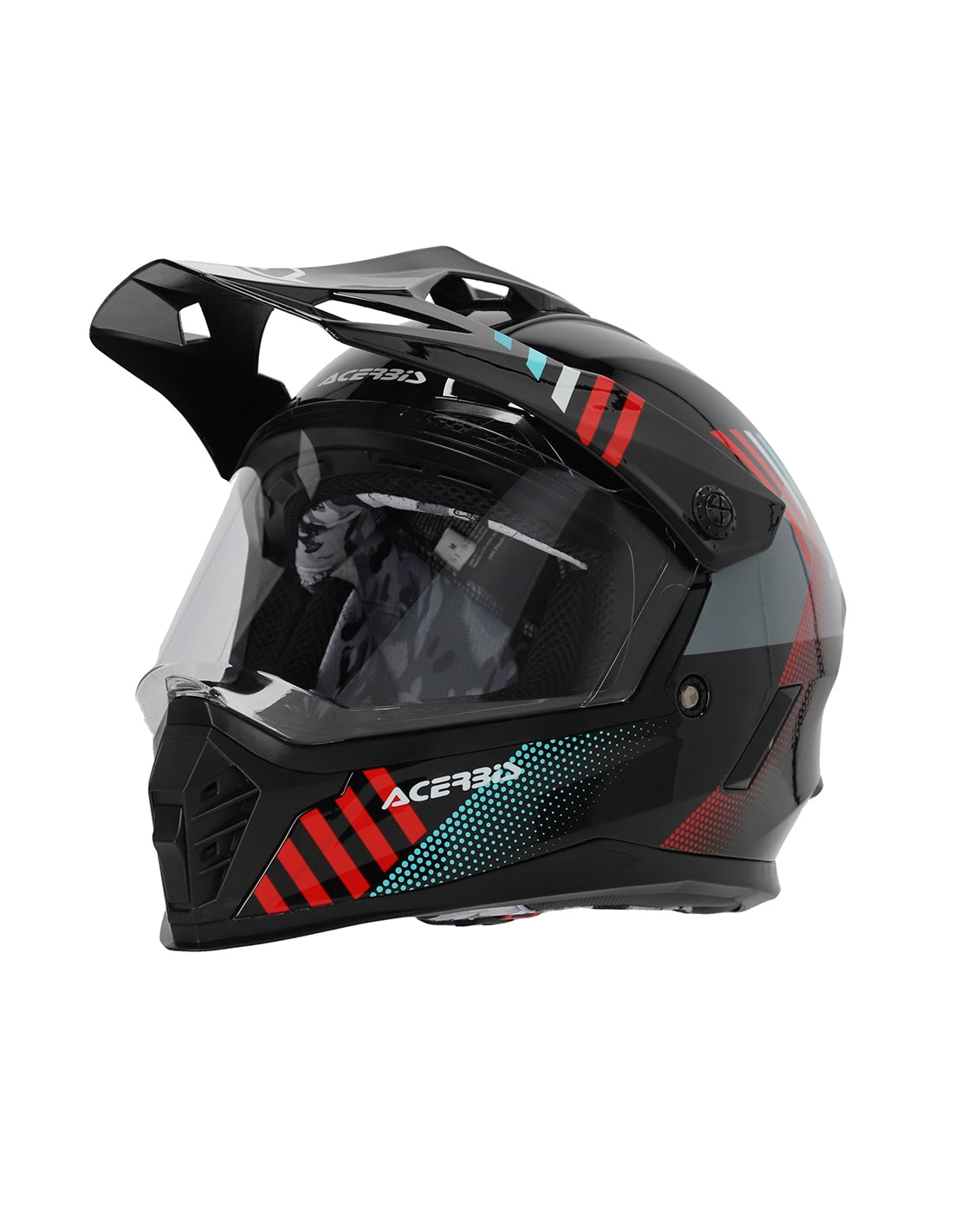  ACERBIS - RIDER JUNIOR HELMET NERO/ROSSO - SECURTEX MOTOR SL (t/a MaximoMoto)