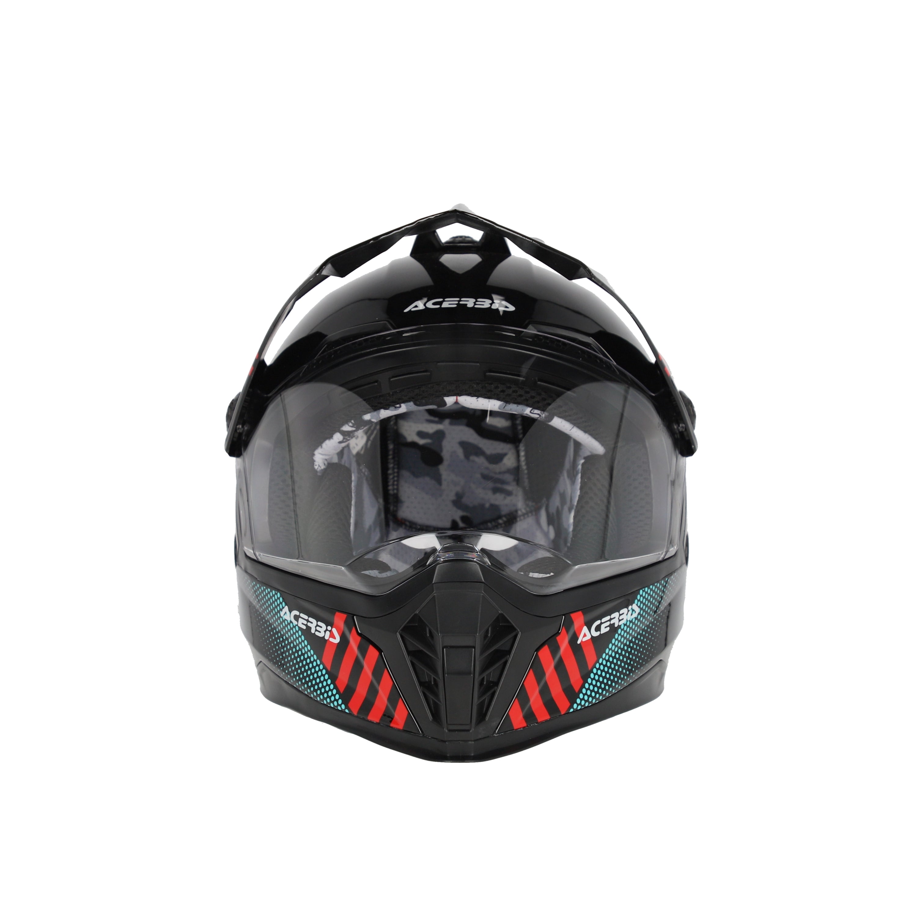  ACERBIS - RIDER JUNIOR HELMET NERO/ROSSO - SECURTEX MOTOR SL (t/a MaximoMoto)