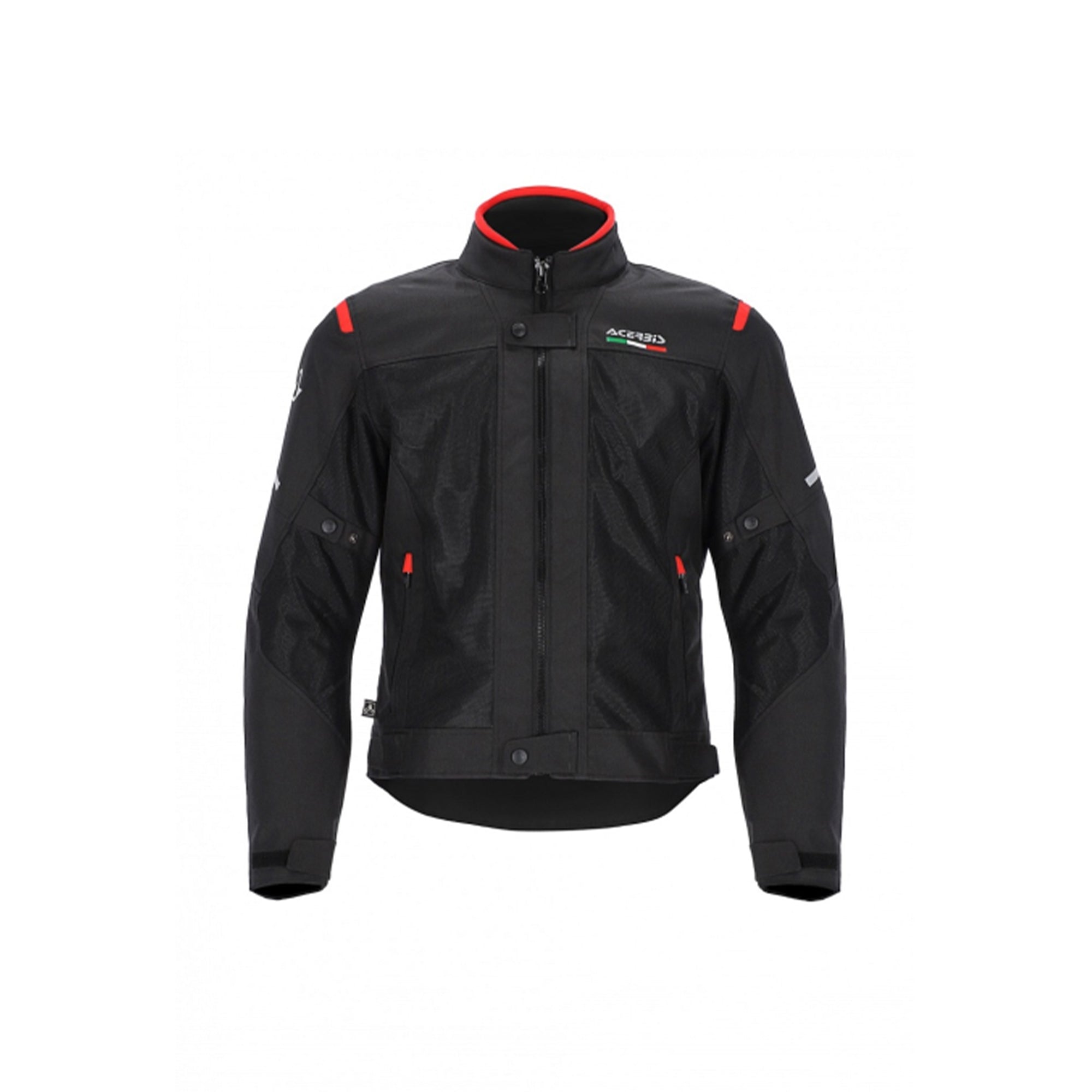  ACERBIS - CE ON ROAD JACKET RUBY NERO/ROSSO - SECURTEX MOTOR SL (t/a MaximoMoto)