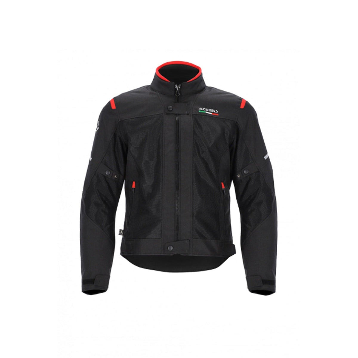  ACERBIS - CE ON ROAD JACKET RUBY NERO/ROSSO - SECURTEX MOTOR SL (t/a MaximoMoto)