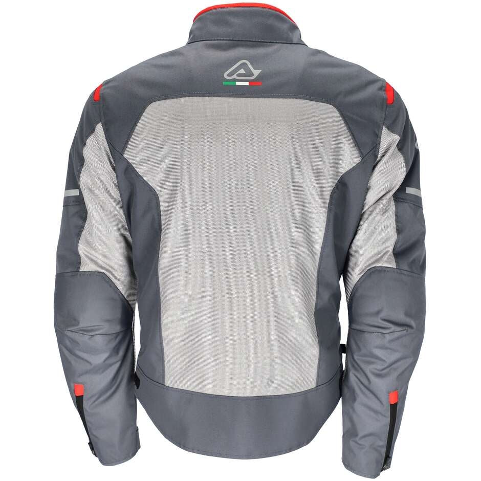  ACERBIS - CE ON ROAD JACKET RUBY GRIGIO/ROSSO - SECURTEX MOTOR SL (t/a MaximoMoto)