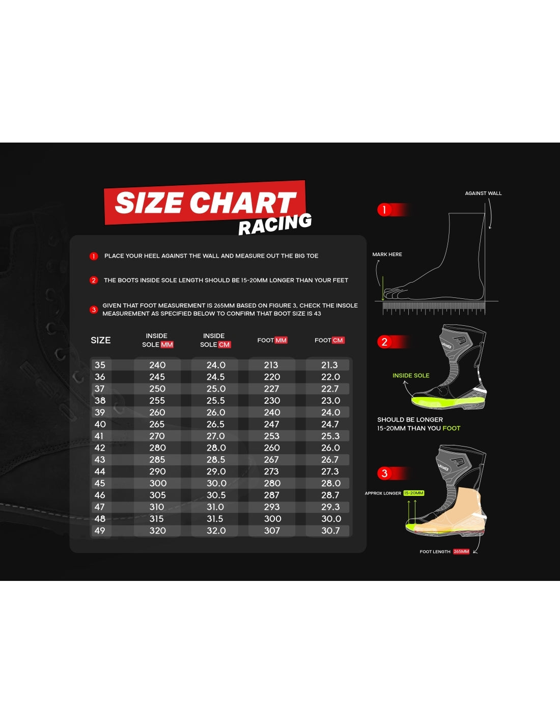  BELA - AIR RIDER GP-1 RACING BOOT Black/Grey - SECURTEX MOTOR SL (t/a MaximoMoto)