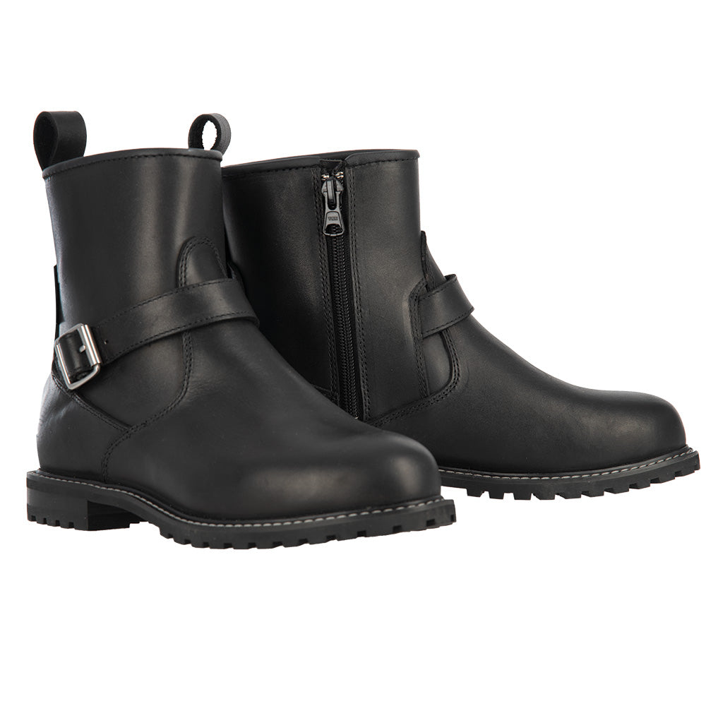 Oxford Sofia Women Urban Riding Biker Black Boots 