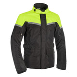 Spartan Long WP Men's Motorbike Jacket Black/Fluo front pic