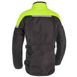 Spartan Long WP Men's Motorbike Jacket Black/Fluo back pic