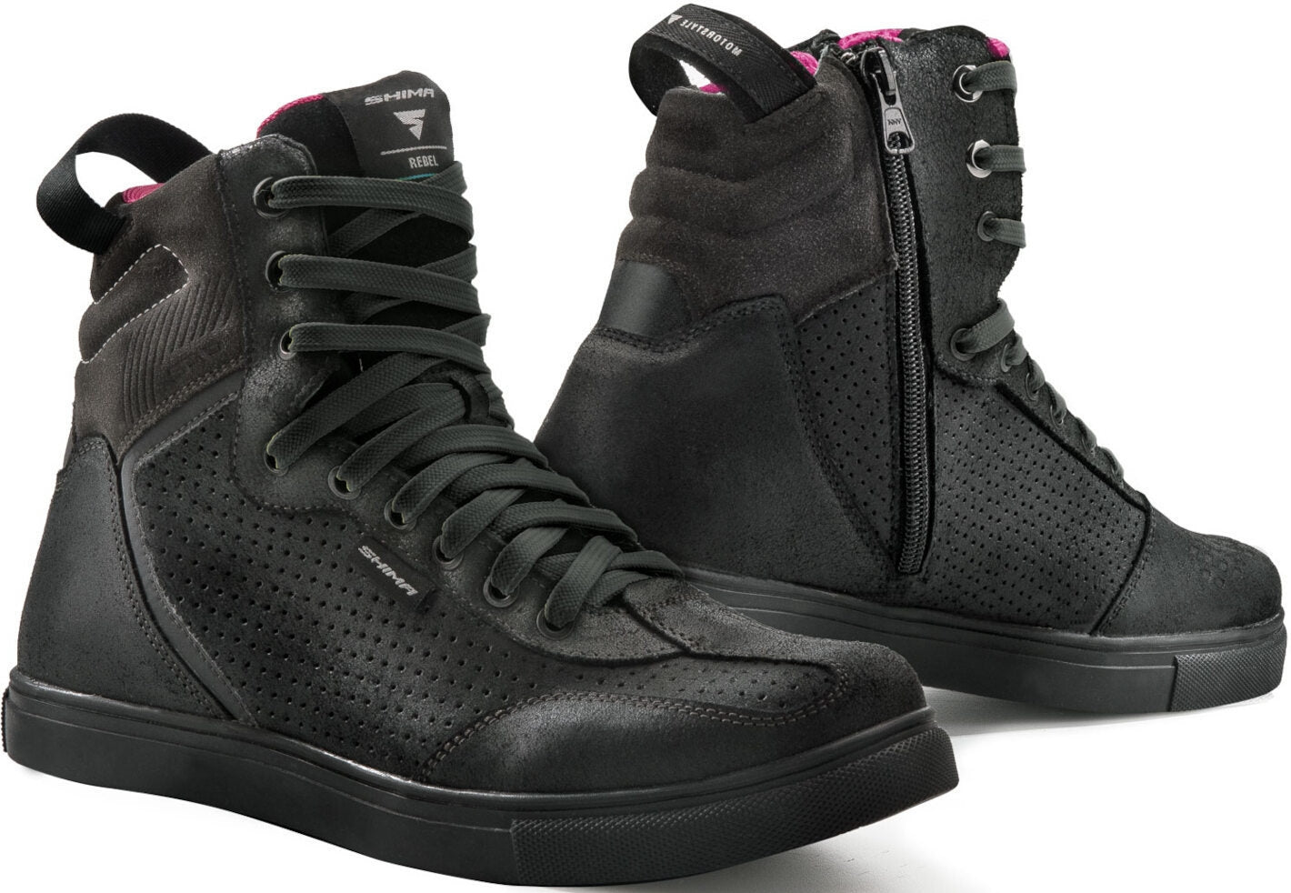  SHIMA REBEL LADY BOOT BLACK - SECURTEX MOTOR SL (t/a MaximoMoto)
