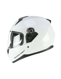 SKA-P 3MHA SPEEDER MONO Integral Moto Casco Blanco