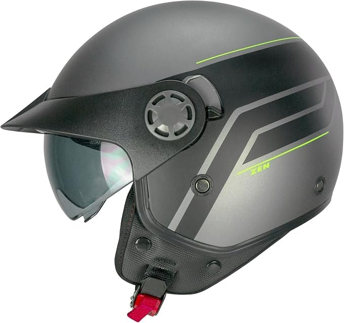 1SHG ZEN CITY Antracite Giallo fluo satin - SECURTEX MOTOR SL (t/a MaximoMoto)