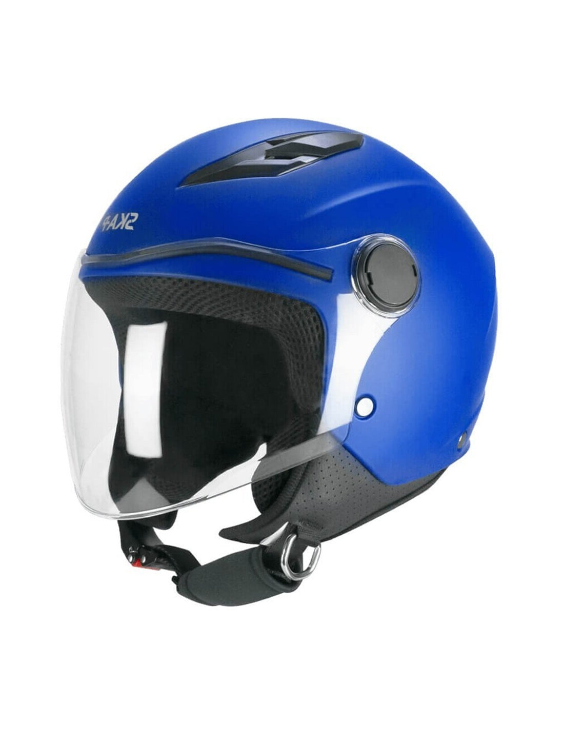 SKA-P 2MHA POD MONO JET CASCO MOTO Blu opaco