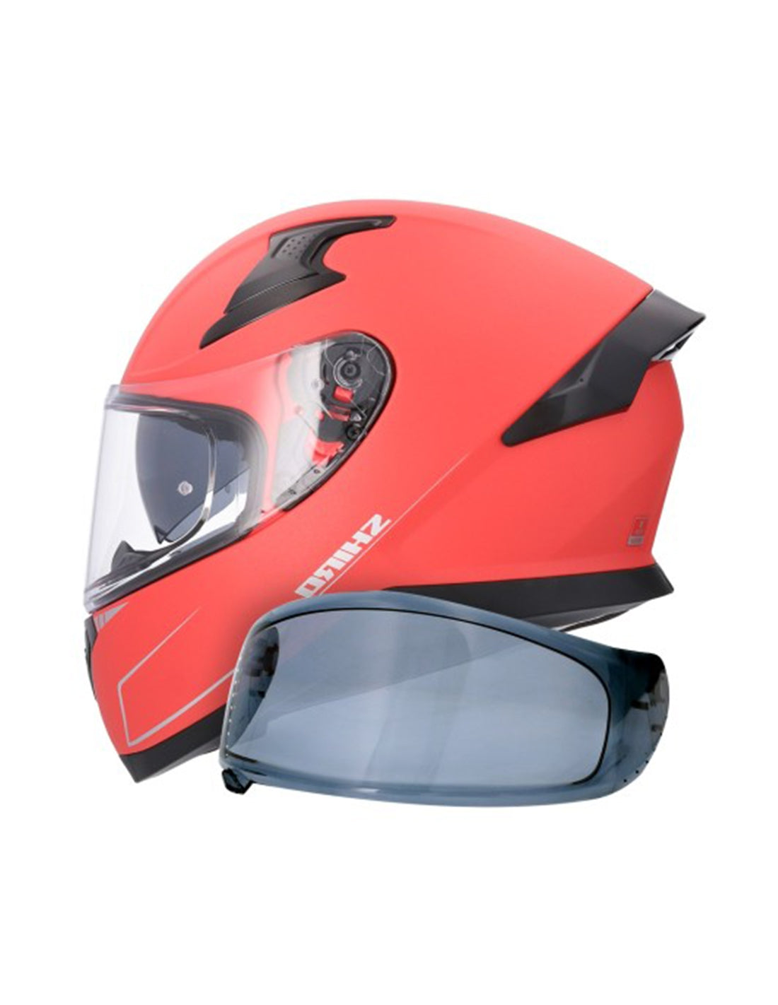 SHIRO CASCO KATANA SOLID ROJO MATE - SECURTEX MOTOR S.L (t/a MaximoMoto)