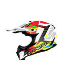  SHIRO ATACAMA VOLCANO HELMET WHITE-RED - SECURTEX MOTOR SL (t/a MaximoMoto)
