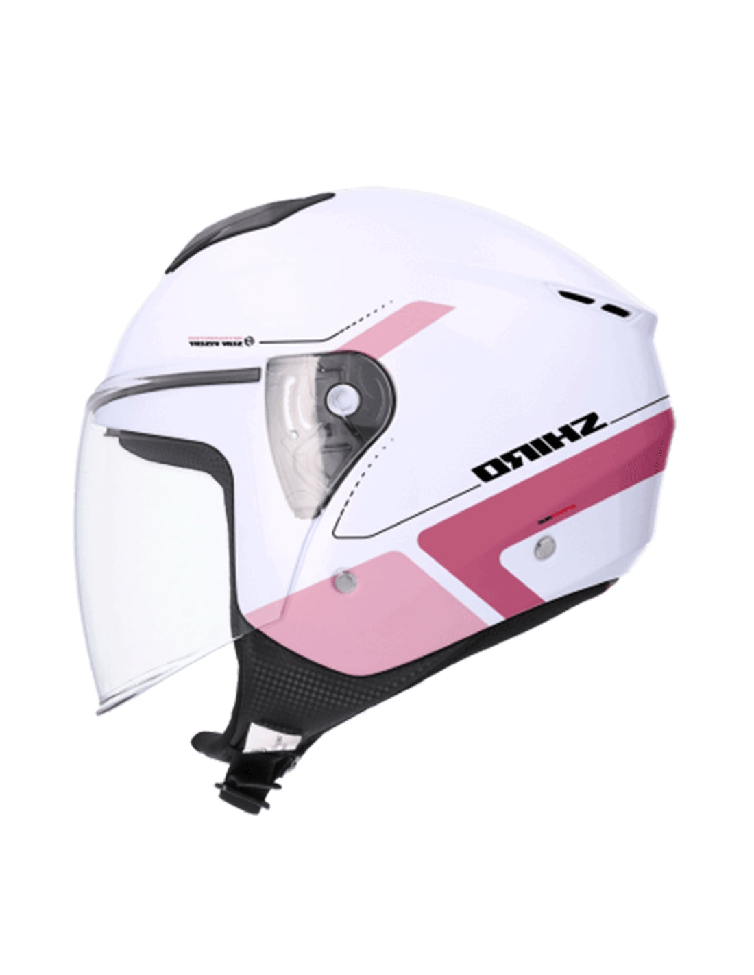  SHIRO IBIZA SPORTAGE HELMET WHITE PEARL PINK - SECURTEX MOTOR SL (t/a MaximoMoto)