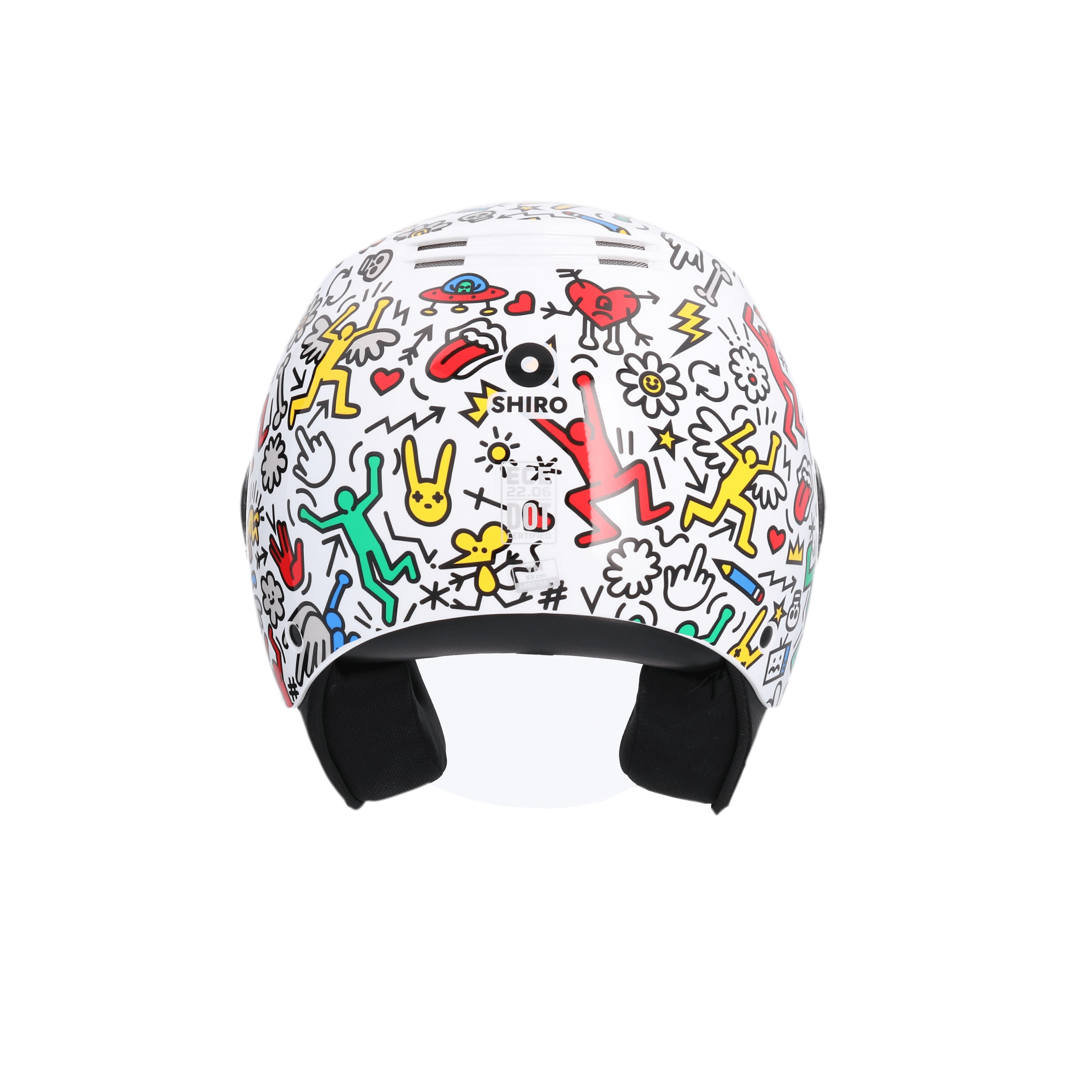 SHIRO HELMET KYOTO DOODLE LIVE MULTICOLOR - SECURTEX MOTOR SL (t/a MaximoMoto)