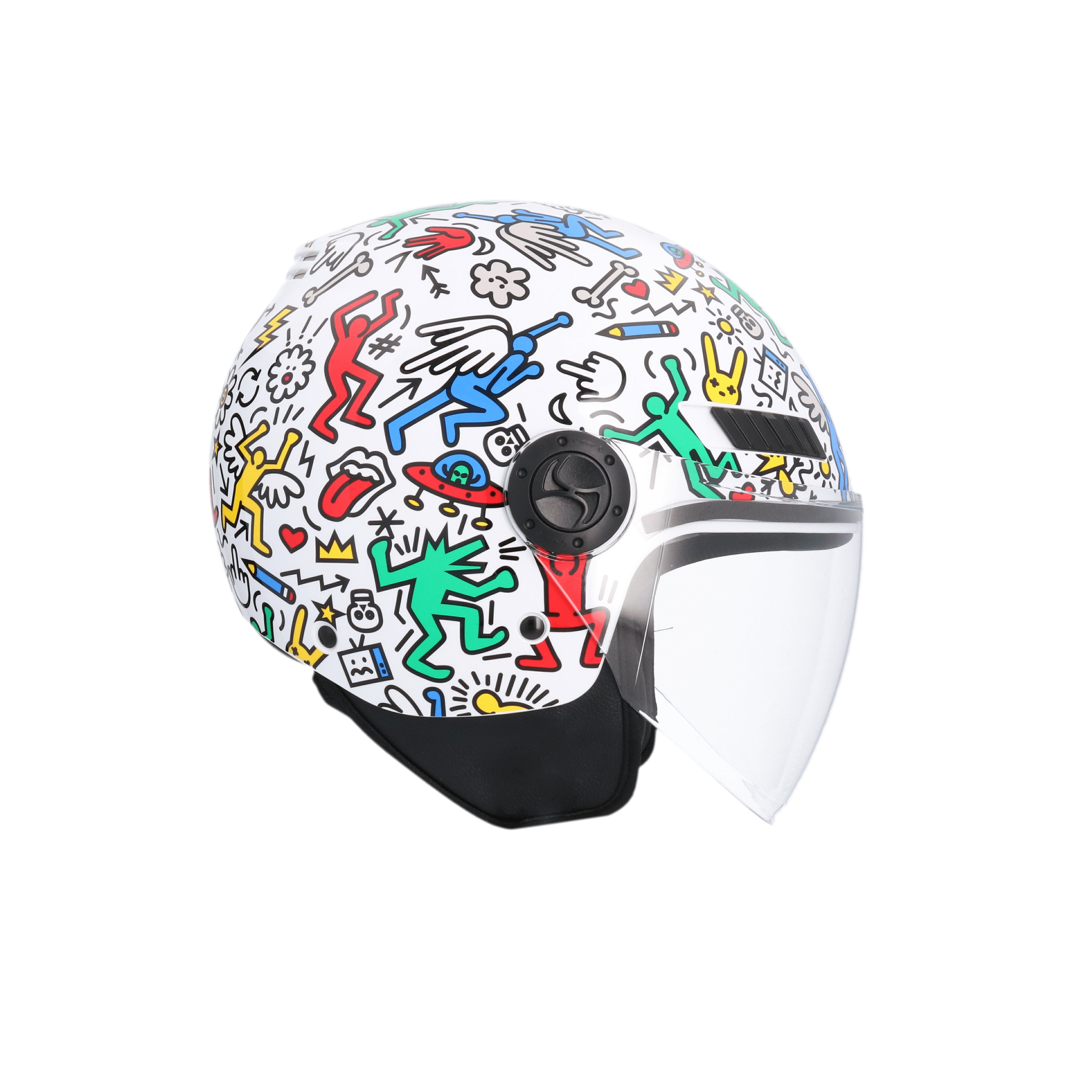  SHIRO HELMET KYOTO DOODLE LIVE MULTICOLOR - SECURTEX MOTOR SL (t/a MaximoMoto)