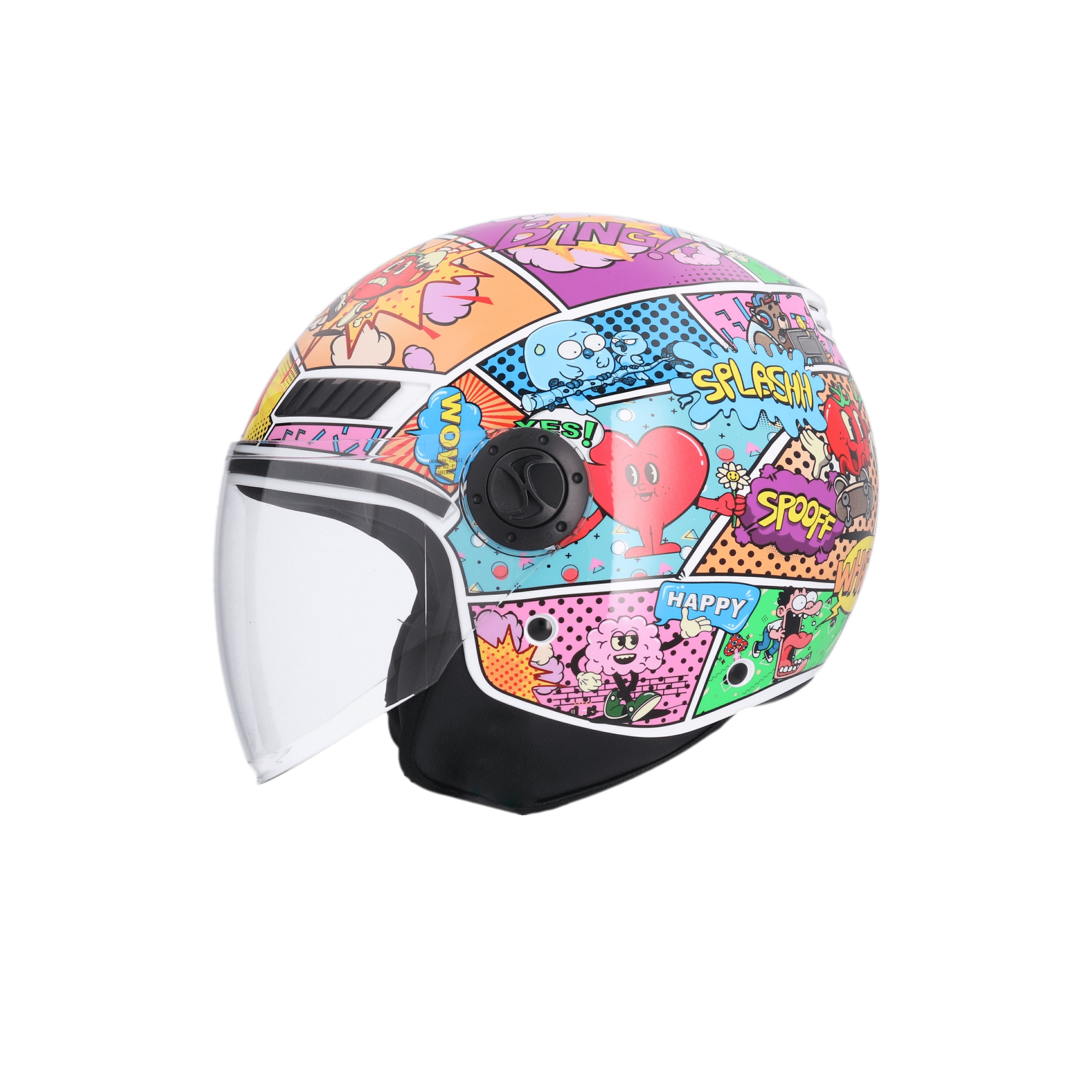  SHIRO HELMET KYOTO COMIC MULTICOLOR - SECURTEX MOTOR SL (t/a MaximoMoto)