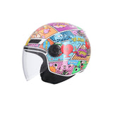 SHIRO HELMET KYOTO COMIC MULTICOLOR - SECURTEX MOTOR SL (t/a MaximoMoto)