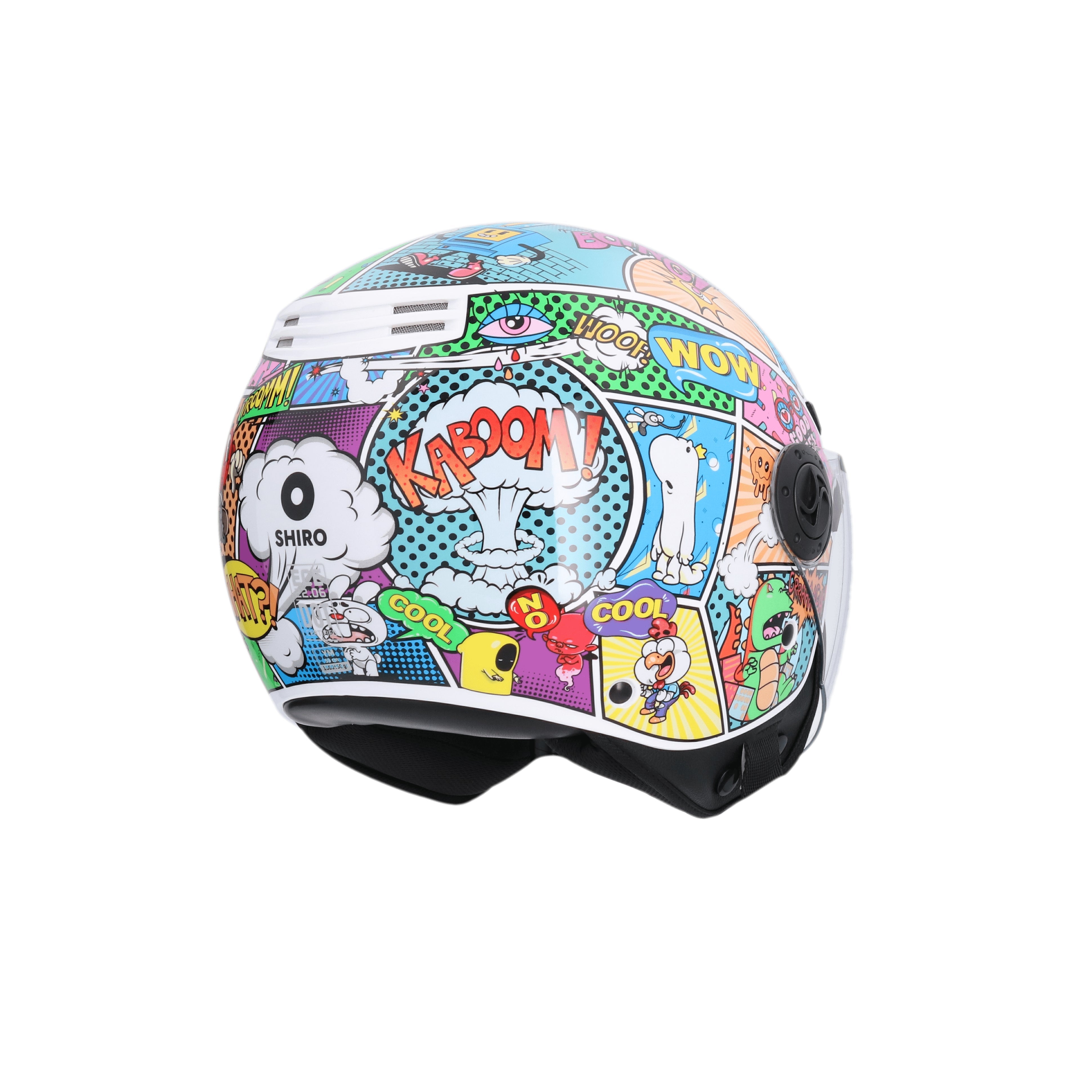  SHIRO HELMET KYOTO COMIC MULTICOLOR - SECURTEX MOTOR SL (t/a MaximoMoto)