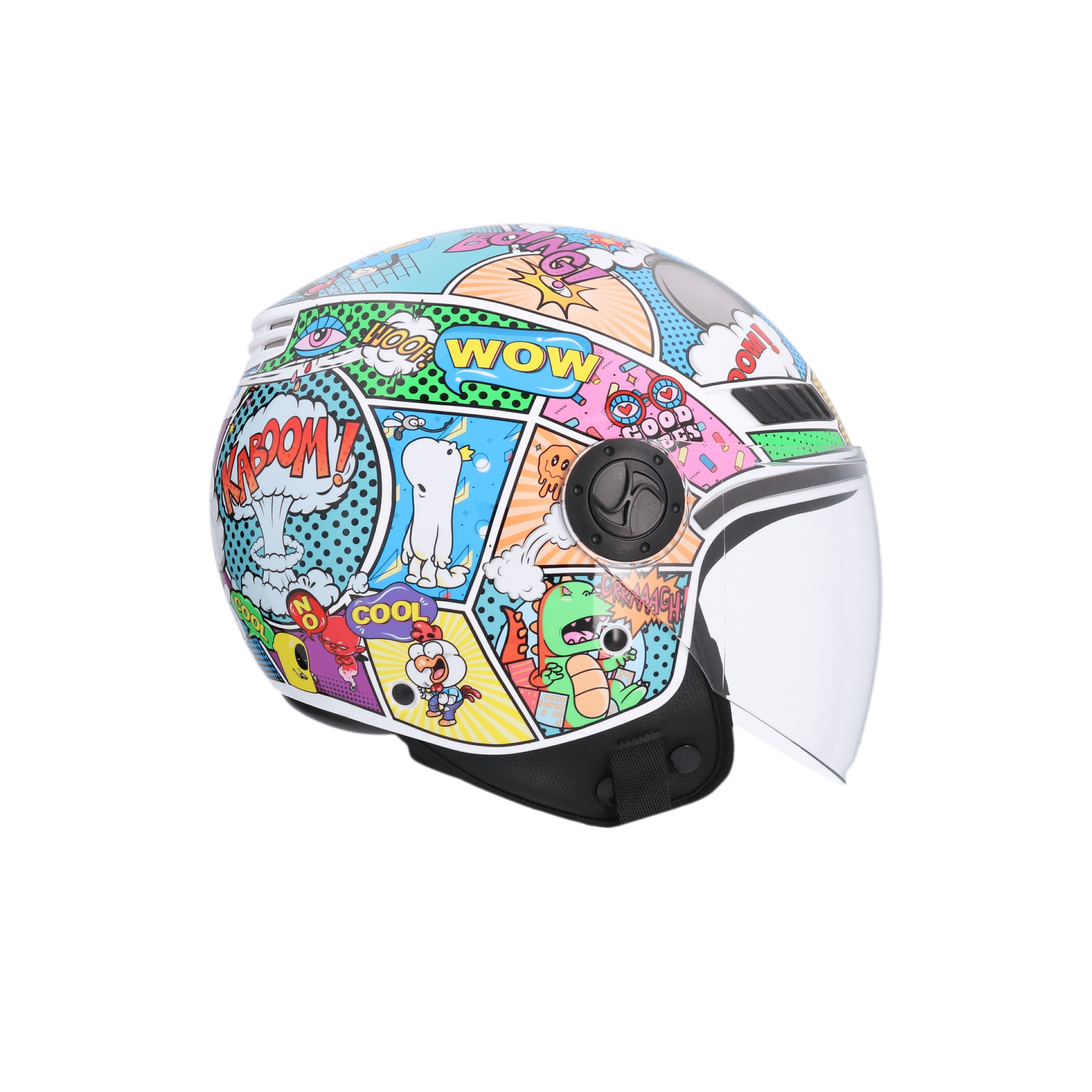  SHIRO HELMET KYOTO COMIC MULTICOLOR - SECURTEX MOTOR SL (t/a MaximoMoto)