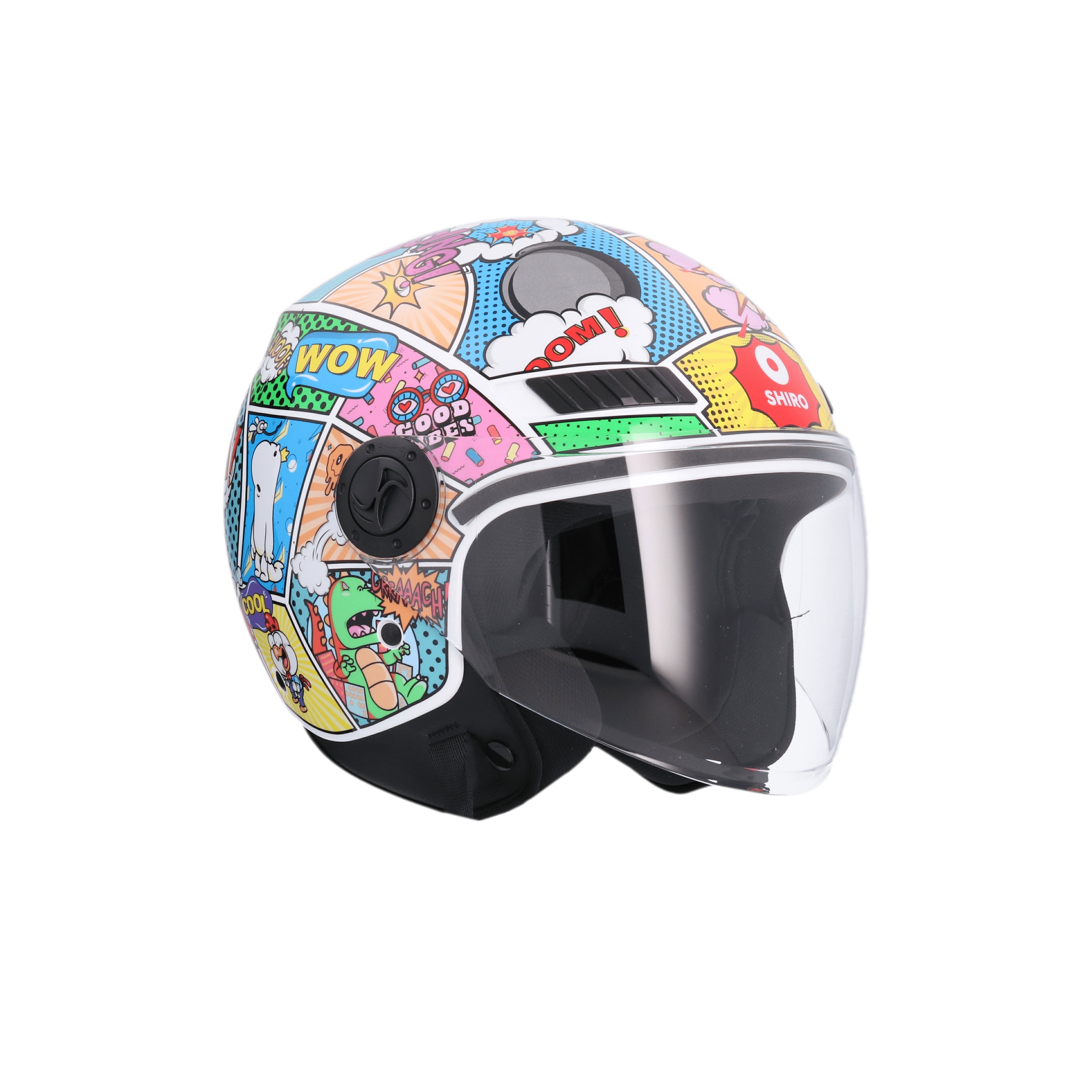  SHIRO HELMET KYOTO COMIC MULTICOLOR - SECURTEX MOTOR SL (t/a MaximoMoto)
