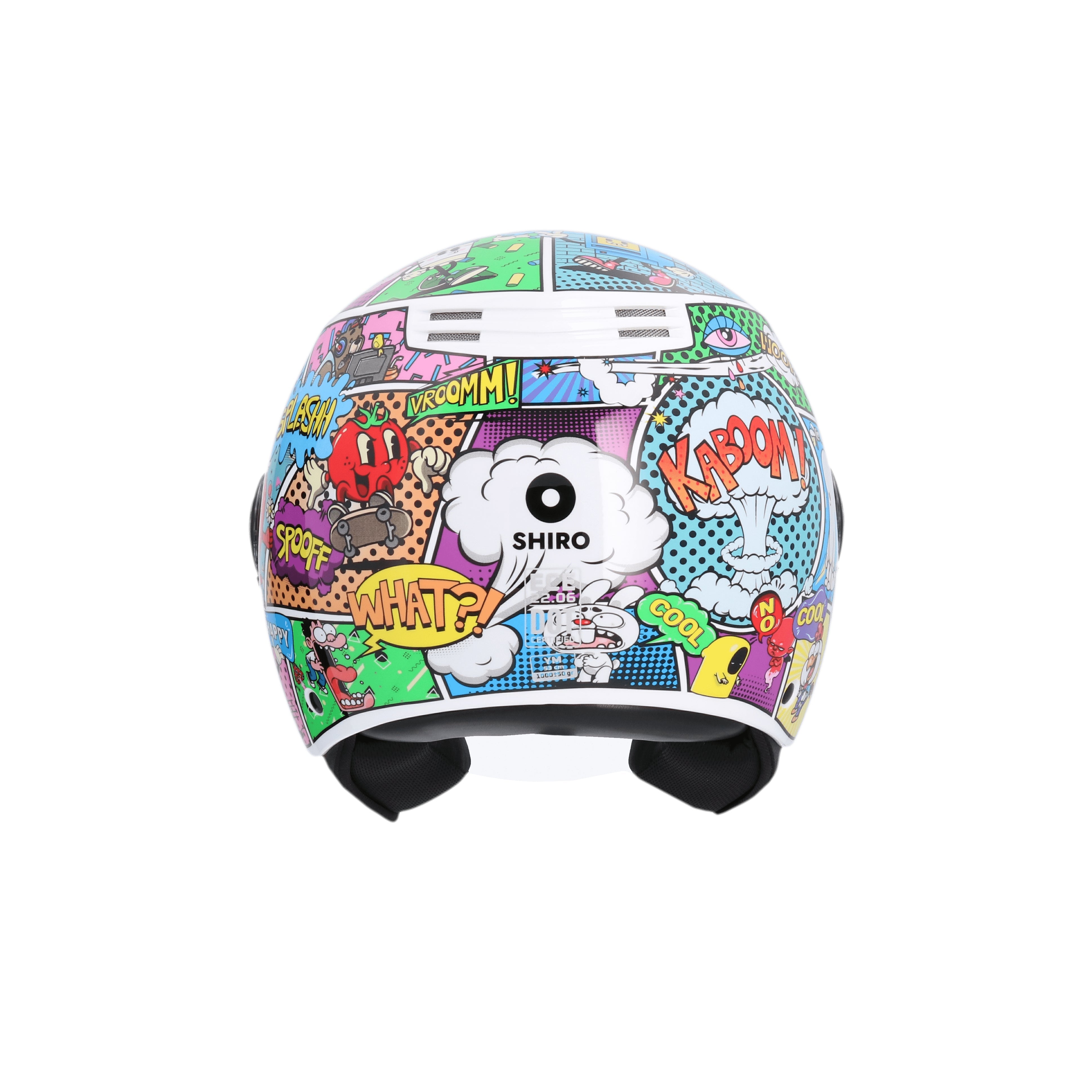  SHIRO HELMET KYOTO COMIC MULTICOLOR - SECURTEX MOTOR SL (t/a MaximoMoto)