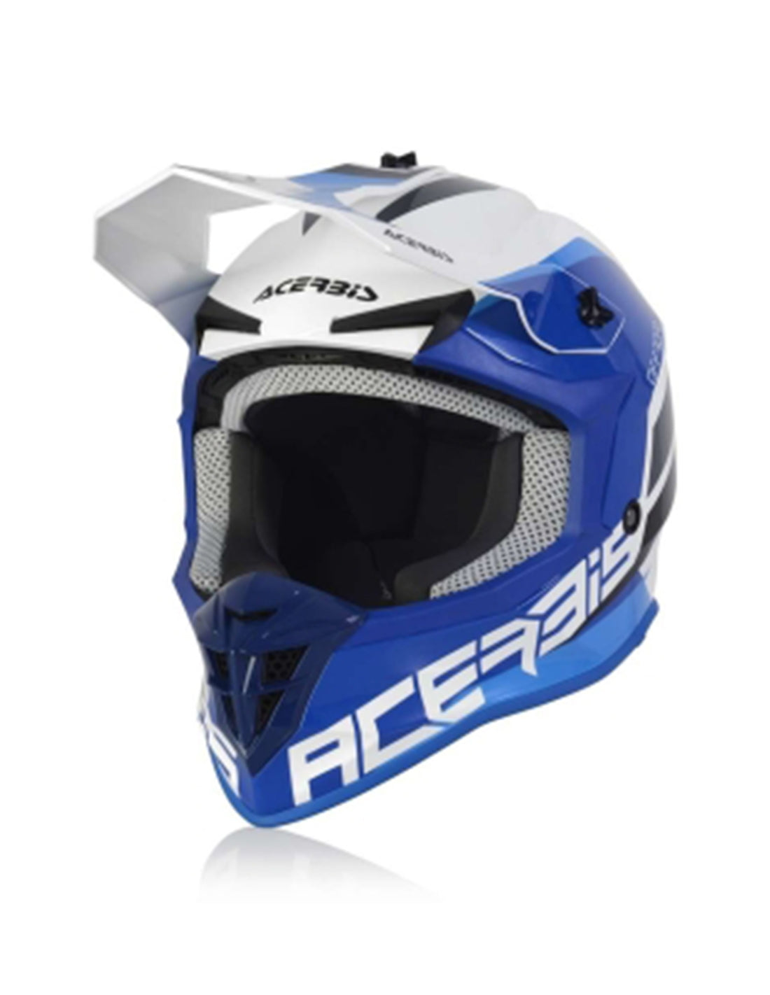  ACERBIS - IMPACT STEEL JUNIOR BLU/BIANCO HELMET - SECURTEX MOTOR SL (t/a MaximoMoto)