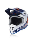  ACERBIS - LINEAR WHITE/BLU HELMET - SECURTEX MOTOR SL (t/a MaximoMoto)