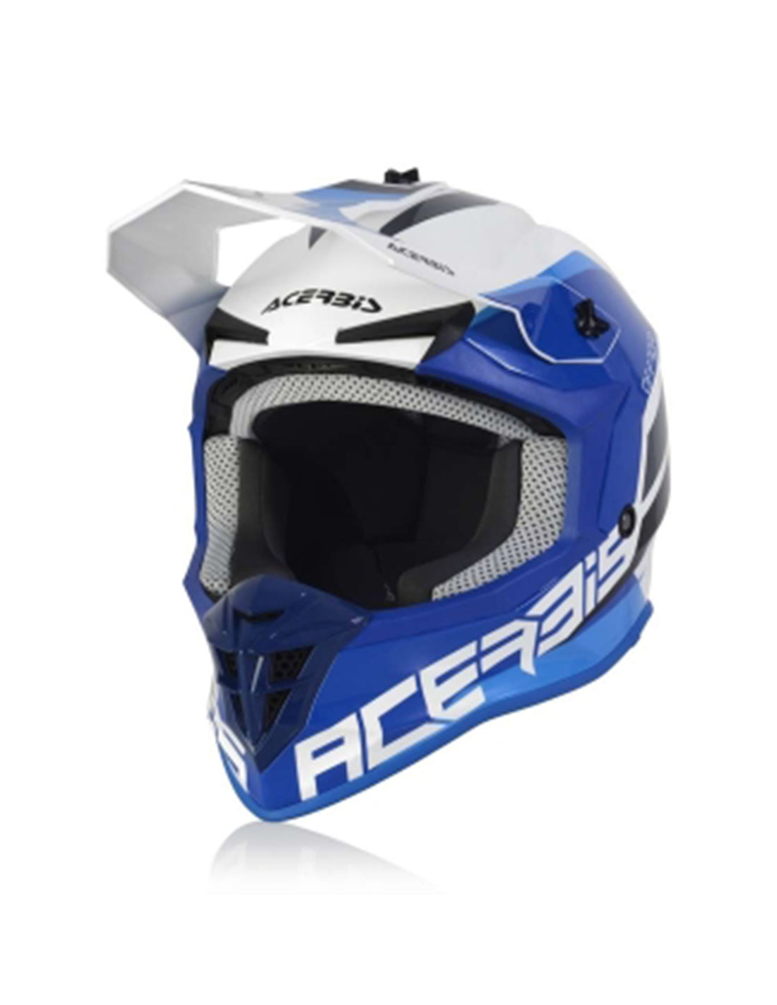  ACERBIS - IMPACT STEEL JUNIOR BLU/BIANCO HELMET - SECURTEX MOTOR SL (t/a MaximoMoto)