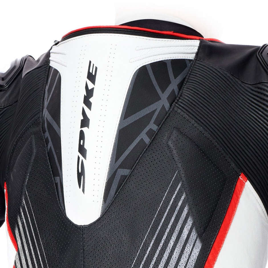  SPYKE - ARAGON RACE 1PC SUIT BLACK/WHITE/FLUO RED - SECURTEX MOTOR SL (t/a MaximoMoto)