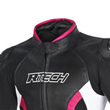  R-TECH - Tom Rider Lady Jacket Black/White/Fuschia - SECURTEX MOTOR SL (t/a MaximoMoto)
