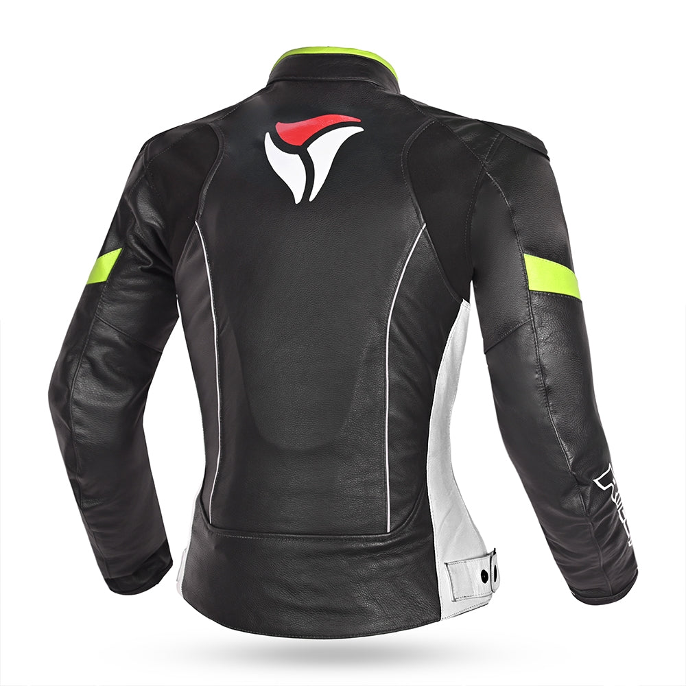  R-TECH - Tom Rider Lady Jacket Black/Flour Yellow - SECURTEX MOTOR SL (t/a MaximoMoto)
