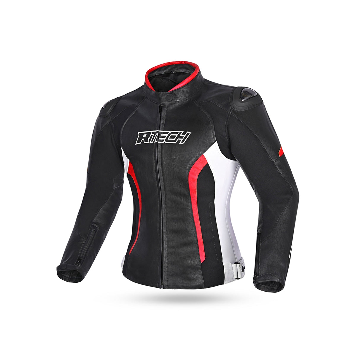  R-TECH - Tom Rider Lady Jacket Black/White/Red - SECURTEX MOTOR SL (t/a MaximoMoto)