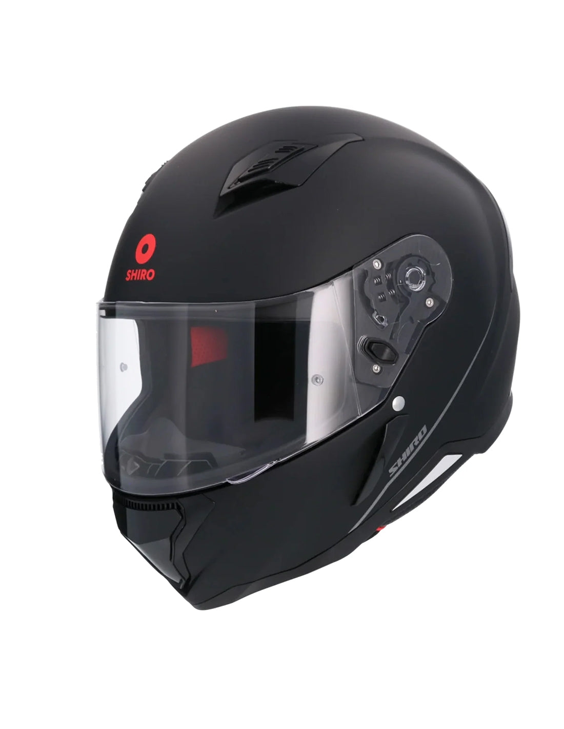  SHIRO SH-890 HUNTER HELMET MONOCOLOR BLACK - SECURTEX MOTOR SL (t/a MaximoMoto)