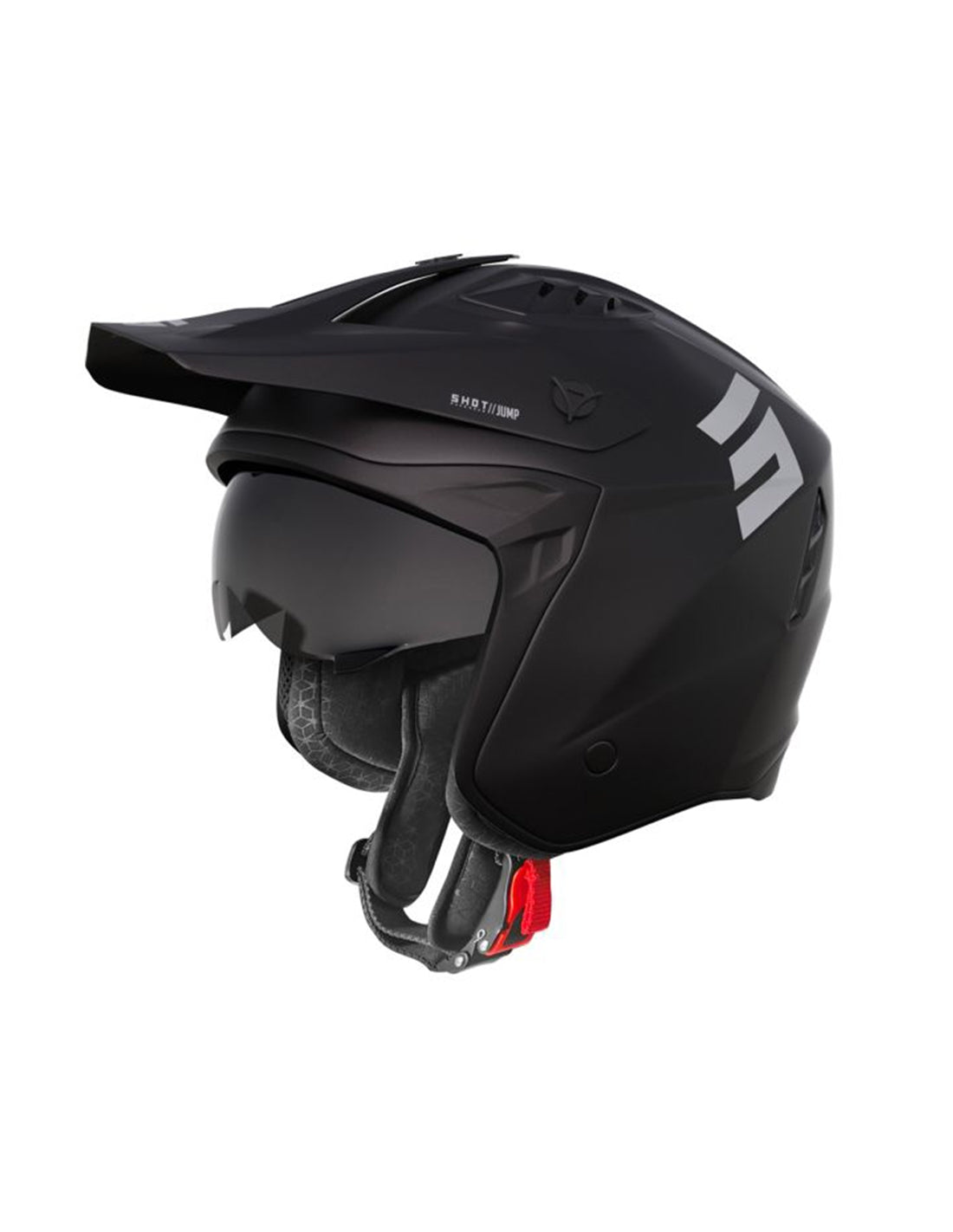 SHOT JUMP SOLID BLACK_MATT XS HELMET - SECURTEX MOTOR SL (t/a MaximoMoto)