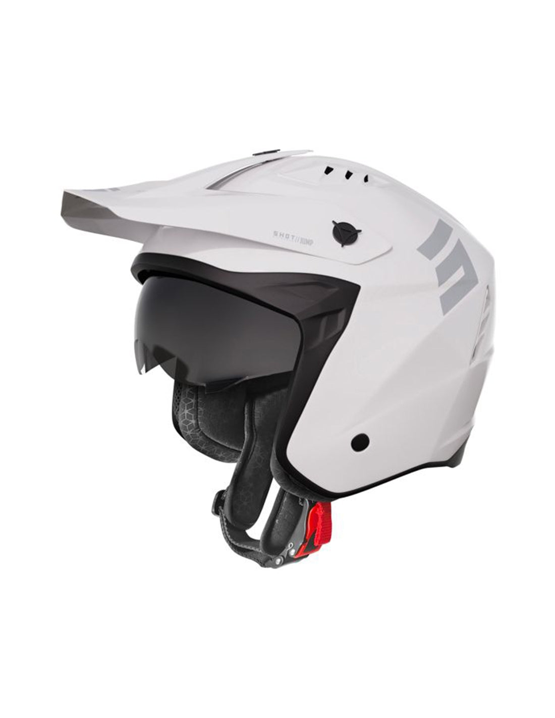 SHOT JUMP SOLID WHITE_GLOSSY XS HELMET - SECURTEX MOTOR SL (t/a MaximoMoto)