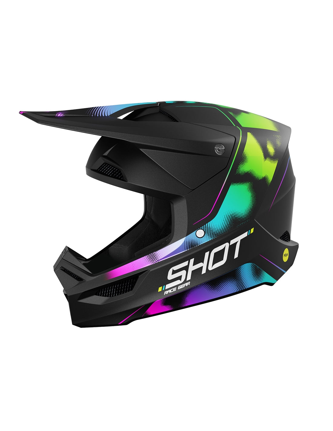  SHOT RACE NITRO BLACK_MATT XS HELMET - SECURTEX MOTOR SL (t/a MaximoMoto)