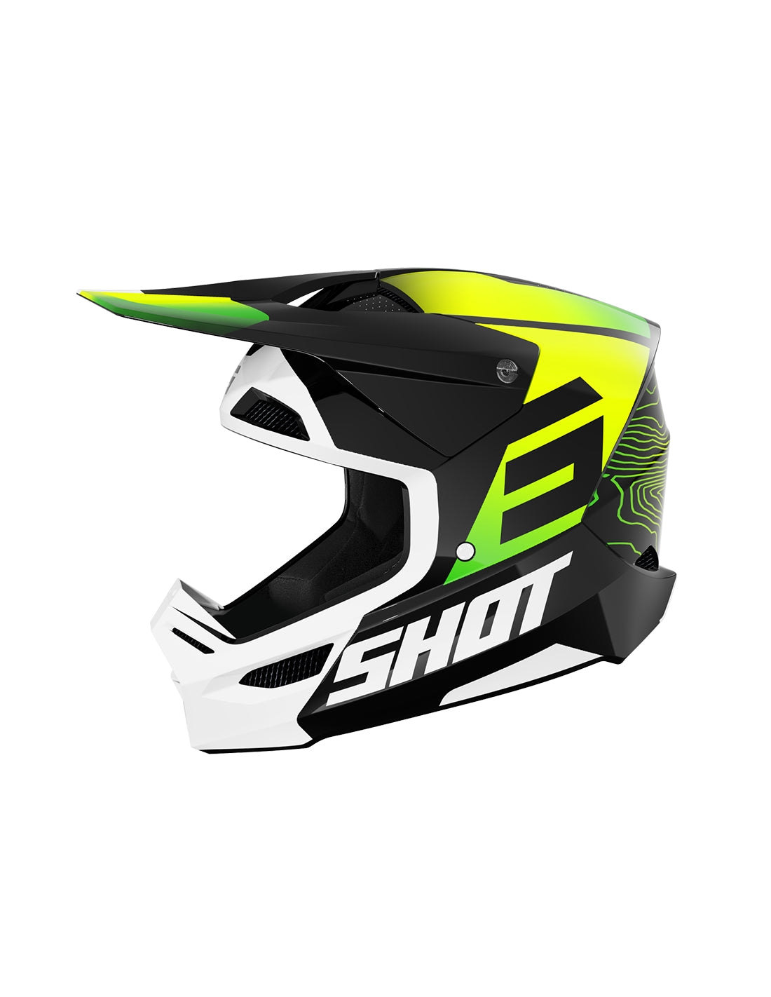  FURIOUS APEX NEON_YELLOW_GLOSSY XS HELMET - SECURTEX MOTOR SL (t/a MaximoMoto)