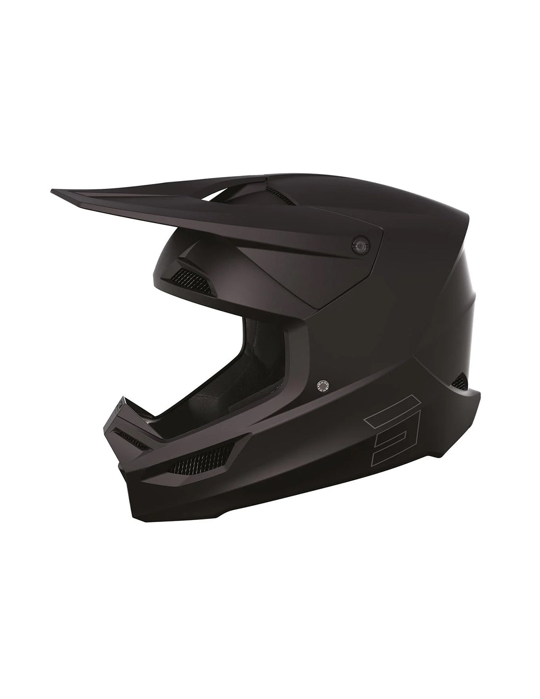  SHOT RACE SOLID BLACK_MATT XS HELMET - SECURTEX MOTOR SL (t/a MaximoMoto)