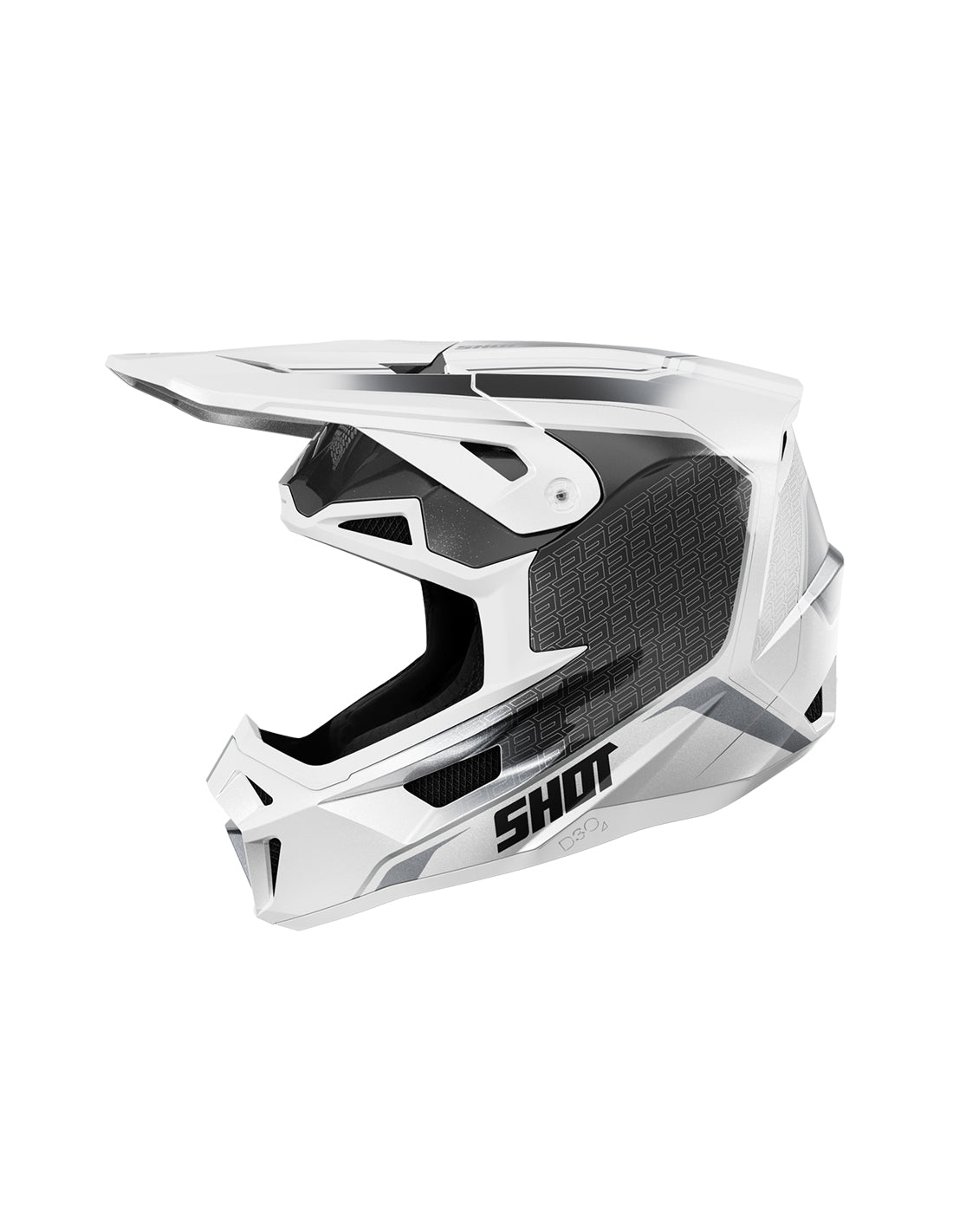  SHOT LITE CHALLENGER HELMET BLACK_WHITE_PEARLY XS - SECURTEX MOTOR SL (t/a MaximoMoto)