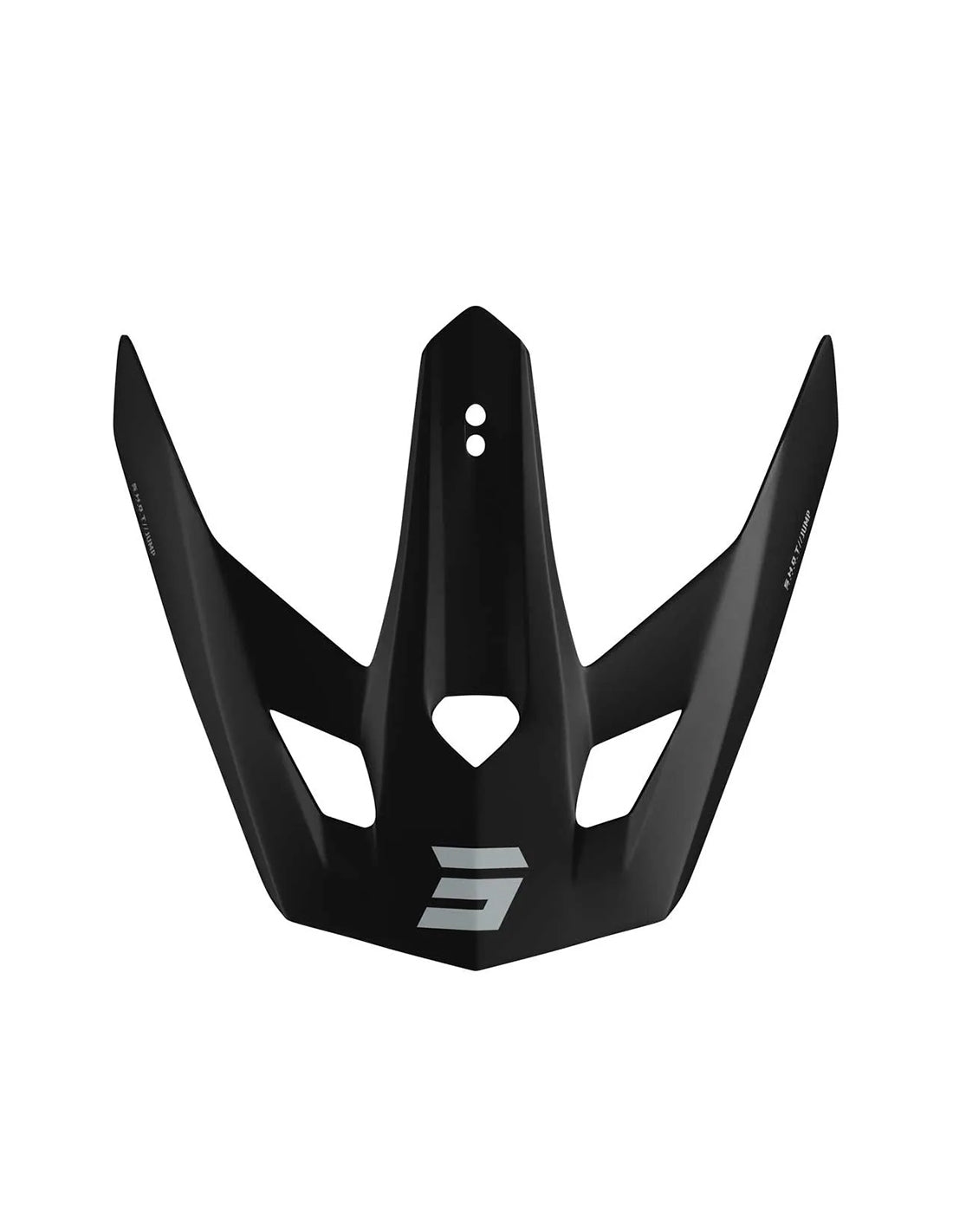  SHOT JUMP VISOR SOLID BLACK_MATT - SECURTEX MOTOR SL (t/a MaximoMoto)